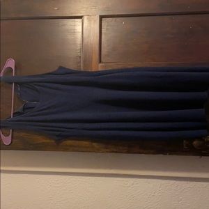 Navy blue skater dress